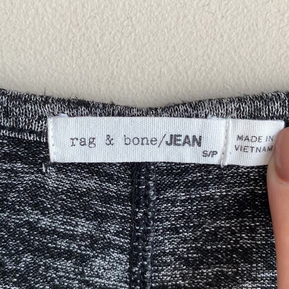 Rag & Bone Hudson Long Sleeve Shirt Marled Grey S - Picture 3 of 8